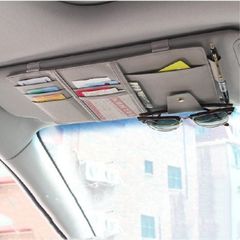 Nano - time multi - function car shade plate to accept the charter car with PU shade plate clip auto Rice white 