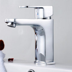 Faucet new single - linked copper cold and hot face basin faucet bathroom faucet manufacturers direc conventional 