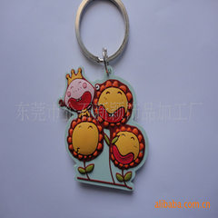 The factory supplies PVC silicone rubber cartoon glue drop glue night light key ring customized. There is no limit 