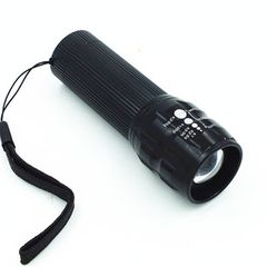 Wholesale gift flashlight led high light torchlight dimming stretch mini hand flashlight super brigh black 