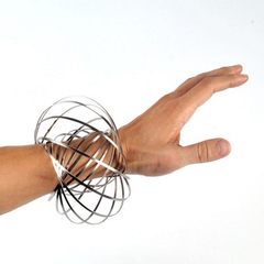 Flow rings toys魔术手环 流体手环 不锈钢金属减压玩具花样弹簧 本色也可定制