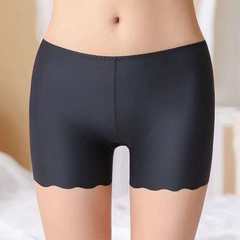 Ice silk impervious safety pants with large flat corners inside the shorts ladies anti-light insuran black 28 cm waist circumference 