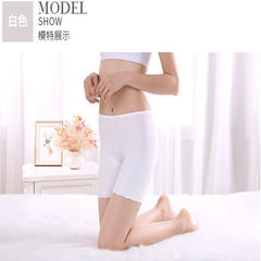 Manufacturer sells directly to increase the summer code ice silk safety pants female anti-light legg white All code 