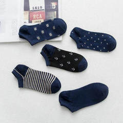 Socks stall summer men`s socks wholesale manufacturer retro star national wind spell color light inv Navy wind All code 