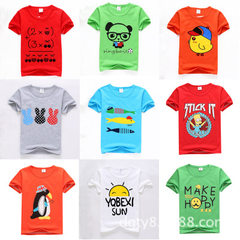 Children`s clothing wholesale manufacturers direct 2018 boys and girls short sleeve summer children` Send random pictures without color selection 3 to 7 years old 