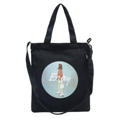 New Korean version of female bag canvas bag single shoulder contracted schoolbag women oblique messe Diamond shaped white diagonal bag 