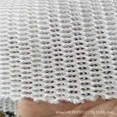专业生产3D三明治网布鱼丝网立体结构用于床垫汽车坐垫等 黑白 6MM