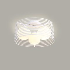 铁艺次卧室灯LED吸顶灯客厅灯具 简约现代圆形温馨房间吸顶灯 不含光源
