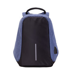 Business male college students USB anti-theft bag travel backpack backpack backpack large capacity c purple 14 
