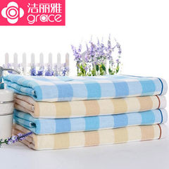 Jellia zhengpin wholesale bath towel pure cotton gauze baby bath towel children`s baby bath towel al blue 140 * 70 