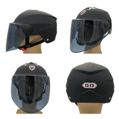 厂家批发 摩托车头盔 电动车头盔 防晒头盔 夏季头盔可定制SD218 雅黑