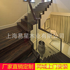 Manufacturer direct sale customized staircase solid wood steel frame compound rotating jump layer ru Custom products 