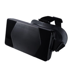 vr眼镜 3D虚拟现实手机头戴式立体左右格式魔镜魔盒同款通用 白色