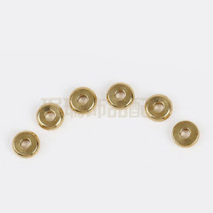 Copper DIY handwork accessories septal plane side arc ring zunna accessories manufacturers direct wh Brass color 4 * 1.4 mm hole (1.1 mm) 