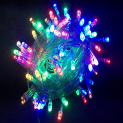 LED圣诞灯串 户外防水节日灯 圣诞四彩灯串 LED装饰灯串