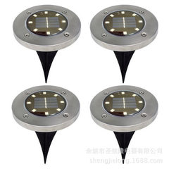 New 8led solar ground lamp amazon ebay wish hot style Warm white 