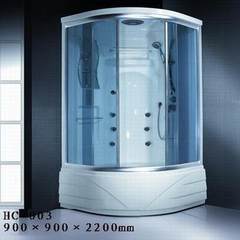智能淋浴房3C认证汽车级全钢化玻璃淋浴房封闭式整体房淋浴房 900*900*2200*6