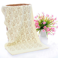 Manufacturer wholesale super fine fiber printed towel 35*75 absorbent car towel 260g abrasive dry ha Cream rabbit 75 * 35 