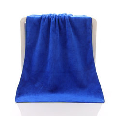 Super fine fiber washing towel 30 x 70cm thick absorbent dry hair towel/customized LOGO wholesale ma blue 30 * 70 