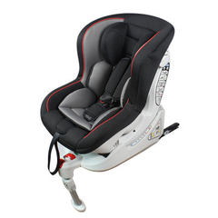 思安isofix硬接婴儿汽车儿童安全座椅口反向安装 0-4岁3c认证 黑色
