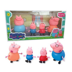 Piglet go over every pig little sister honing glue Pink piglet family of four 8804 