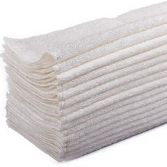 帮你不掉毛双层加厚厨房清洁用品竹纤维洗碗巾不沾油抹布洗碗布 白色 白色16*18cm