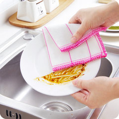 家用加厚抹布厨房洗碗布吸水百洁布不沾油不掉毛洗碗巾清洁布批发