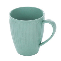 1668 小麦漱口杯秸秆口杯子天然 条纹茶杯水杯塑料牙刷杯批发 绿色 401-500ml