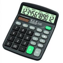 Yi lifa 12-digit multifunction calculator el-837 d