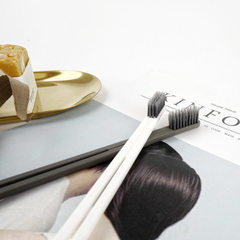性冷淡极简牙刷  创意设计个性日式韩版牙刷 酒店非一次性牙刷 冷灰