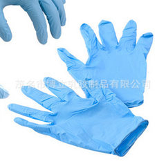 爆款 厂家直销一次性乳胶手套 丁晴手套 白色，蓝色，电子厂专用 XL
