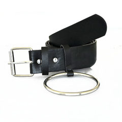 Cross - border hot selling new girdle iron ring ha black 100-135 cm 