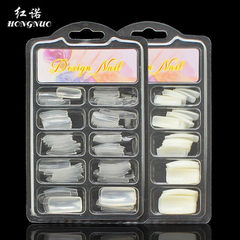 Manicure nail pieces Korean standard transparent a 100 pieces 