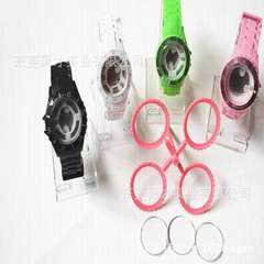 大量供应硅胶表带、手表带套装各种手表带批发 白色