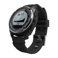S928户外蓝牙智能手表 专业GPS定位登山跑步心率气压温度智能穿戴 黑色