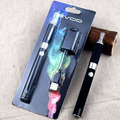 厂家批发新款EVOD电子戒烟神器电子烟套装EVOD蒸汽大烟雾电子水烟 EVOD-MT3吸塑（不带油） 黑色