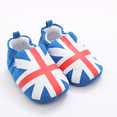 Baby shoes 0-1 year old soft-sole skid toddlers sp blue 11cm in length within 11 yards 