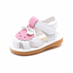 Summer 2018 new girl sandal toddler shoes called s white 19 