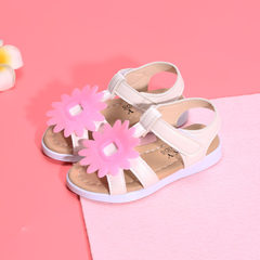 Children`s sandals 2017 summer new girl princess s white 21 