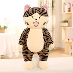 2017 super size biaoq cat plush toy puffer cotton  Stand up version of the cheese cat squint 45 cm weight 0.25 kg 
