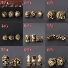 Lidai wholesale Tibetan copper type sandong/back c The gulong bucket bead is about 12X13mm 