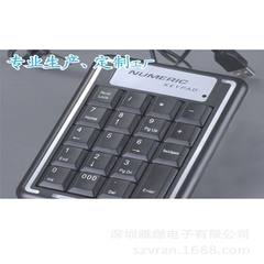 The special keypad of the credit card reader is pl black 