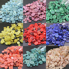 Spot wholesale color mixed button buttons decorati A red tie Small package (100g in different specifications) 