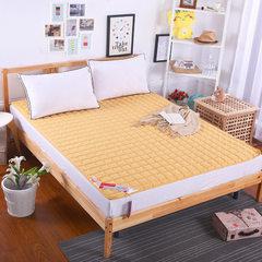 床垫学生宿舍床护垫防滑褥子可折叠单双人垫被1.5m床1.8m床褥垫 新款优雅驼色 1.0*2.0m床