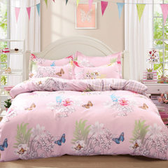 Promotion aloe cotton four - piece set thickening  Quilt cover 220*240 sheets 230*250 pillowcases 48*74 