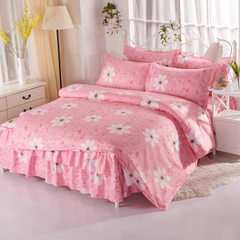 New bed skirt plant cashmere quilt cover bedclothe Bed skirt 200*220 covers 200*230 pillows 50*80 