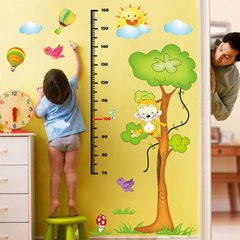批发儿童身高墙贴纸 幼儿园儿童房可移除测量身高墙贴 儿童贴纸 8367可爱猫咪