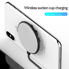 The new 10W is suitable for Apple X Samsung S9 + fast charging ultra-thin compact sucker eating chicken magic device wireless charger
